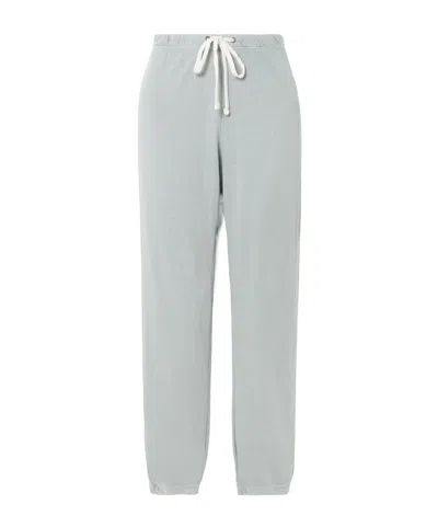 James Perse Vintage French Cotton-terry Track Pants In Gray