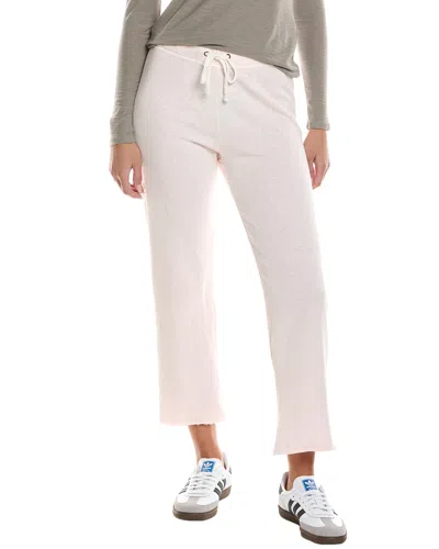 James Perse French Terry Cutoff Sweatpant In Blue
