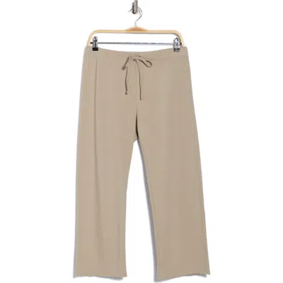 James Perse French Terry Raw Edge Sweatpants In Toast