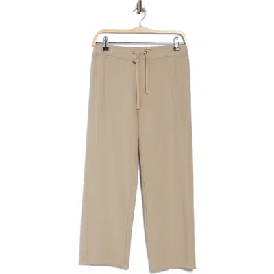 James Perse French Terry Raw Edge Sweatpants In Toast