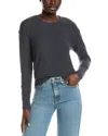 James Perse French Terry Relaxed Sweatshirt In Blue