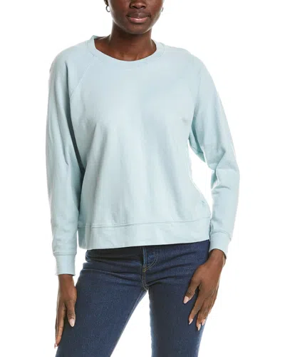 James Perse French Terry Relaxed Sweatshirt In Blue
