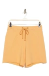 James Perse French Terry Shorts In Apricot