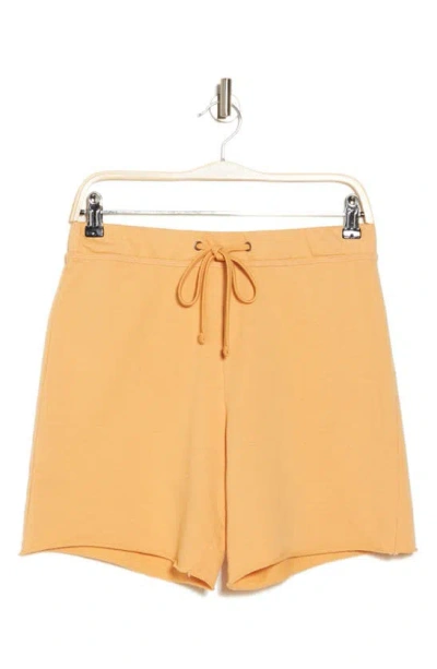 James Perse French Terry Shorts In Yellow