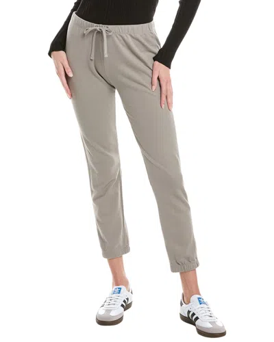 James Perse French Terry Sweatpant In Gray