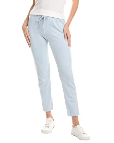 James Perse French Terry Sweatpant In Blue