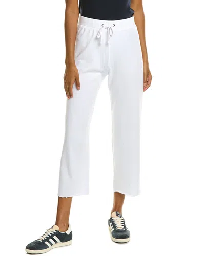 James Perse French Terry Sweatpant In White