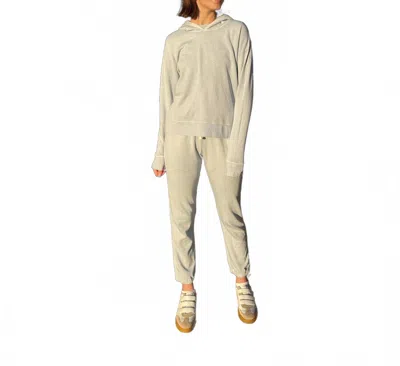 James Perse French Terry Sweatpants In Ice Blue In Neutral
