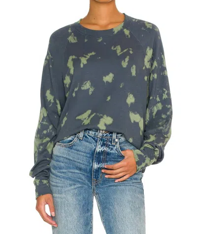 James Perse French Terry Sweatshirt In Maine Bleach In Blue