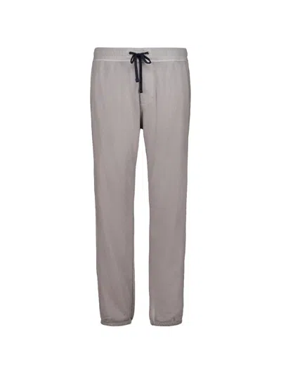 James Perse French Terry Track Pants In Gray