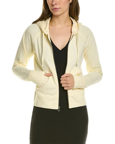 James Perse French Terry Zip Hoodie In Neutral