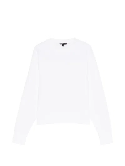 James Perse French-terry Sweatshirt In White
