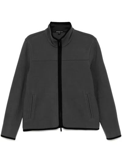 James Perse Funnel-neck Jacket In Grey