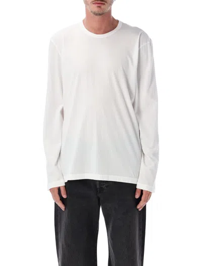 James Perse Fw26 Essential Men's Crewneck T-shirt In White