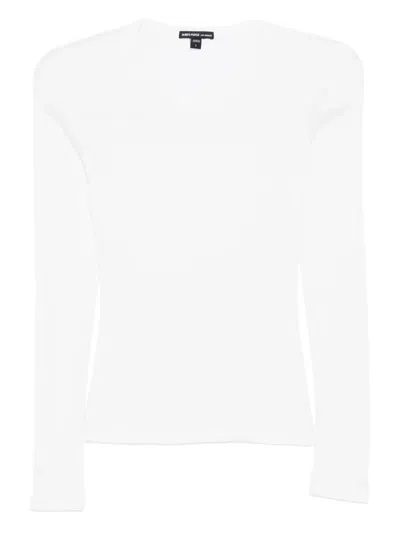 James Perse Gauze T-shirt In White