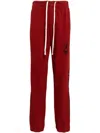James Perse Grateful Dead Cotton Track Pants In 红色