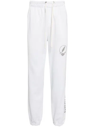 James Perse Grateful Dead Cotton Track Pants In 白色