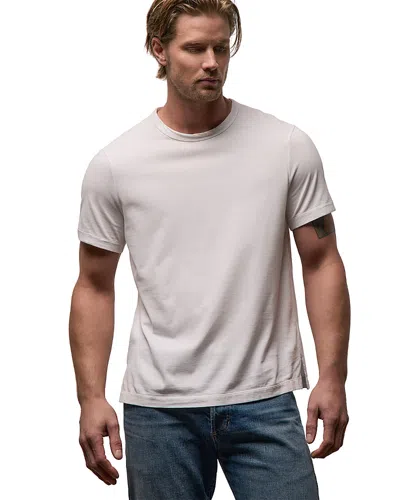 James Perse Heavy Luxe Jersey Crew Tee In Neutral