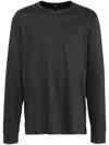 James Perse Heavy Luxe Long-sleeved T-shirt In Green