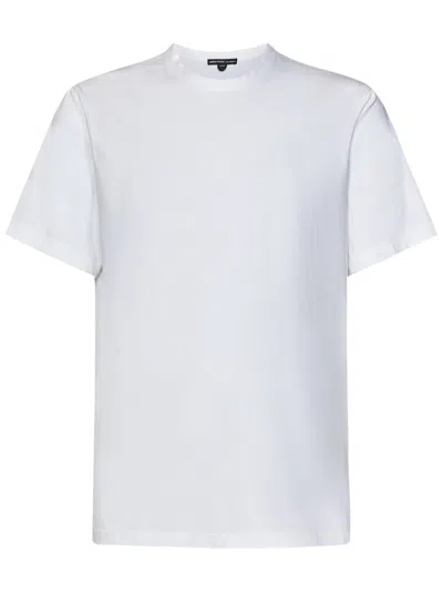 James Perse Heavy Luxe T-shirt In Japanese Organic Cotton Jersey In White