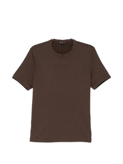 James Perse Heavy Luxe T-shirt In Brown