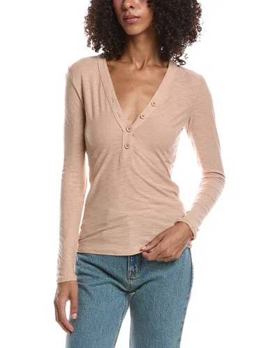 James Perse Henley Top In Transparent