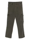 James Perse Herringbone Trousers In Green