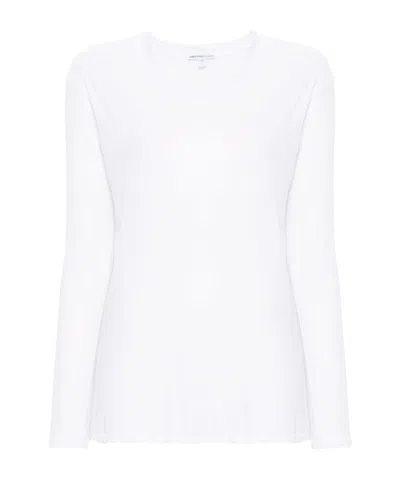 James Perse High Gauge Cotton T-shirt In White