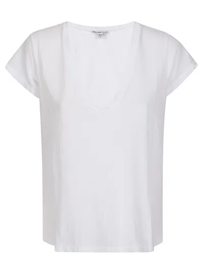 JAMES PERSE HIGH GAUGE JERSEY DEEP V TEE