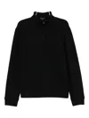 James Perse High-neck Sweatshirt In Black