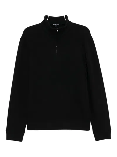 James Perse High-neck Sweatshirt In Black