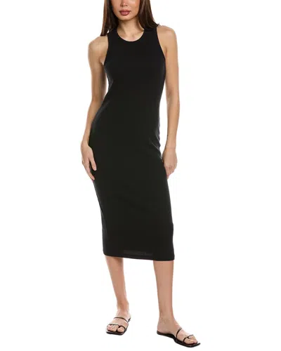 James Perse High Neck Tank Dress In Black