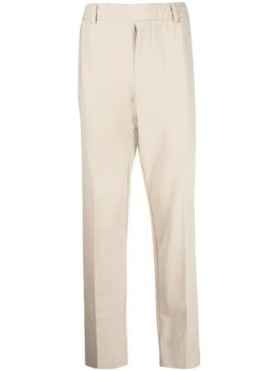 James Perse High-rise Straight-leg Trousers In Nude