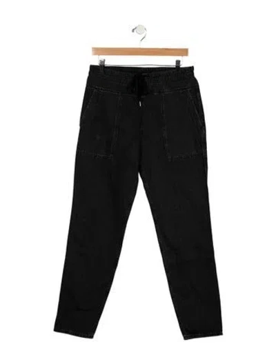 Pre-owned James Perse High-rise Skinny Leg Jeans In Blue
