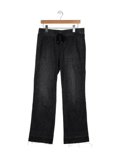 Pre-owned James Perse High-rise Wide Leg Jeans In Multi