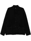 James Perse Interior Checkerboard Cardigan In Black
