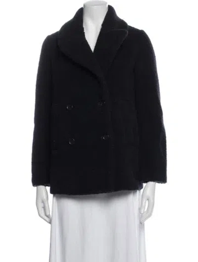 Pre-owned James Perse Jacket In Black/blue