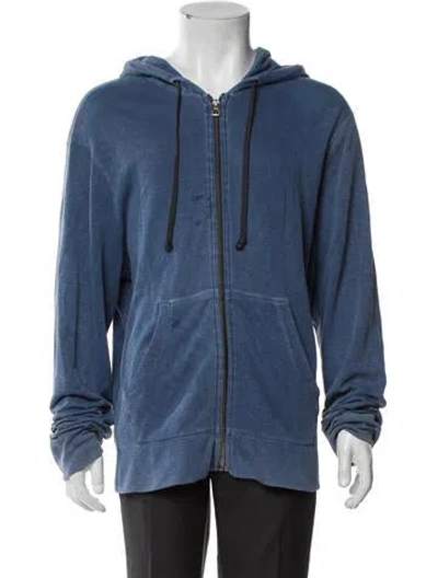 Pre-owned James Perse Jacket In Blue