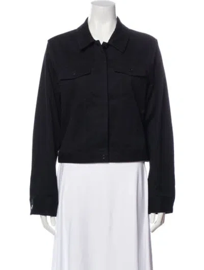 Pre-owned James Perse Jacket In Blue