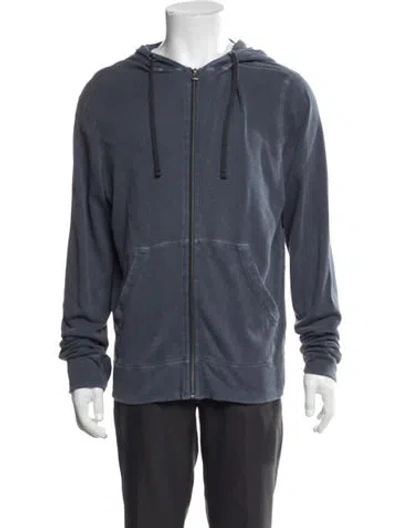 Pre-owned James Perse Jacket In Blue