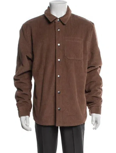Pre-owned James Perse Jacket In Brown