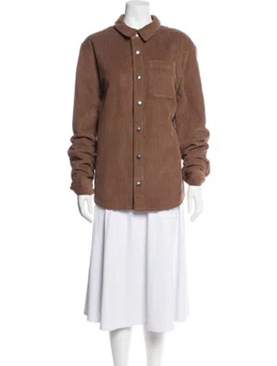 Pre-owned James Perse Jacket In Brown