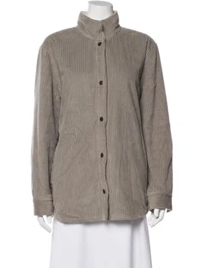 Pre-owned James Perse Jacket In Burgundy