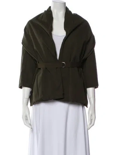 Pre-owned James Perse Jacket In Green