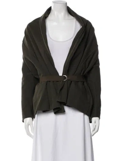 Pre-owned James Perse Jacket In Green
