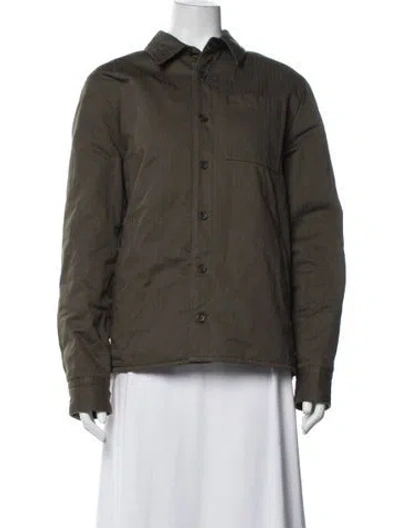 Pre-owned James Perse Jacket In Green