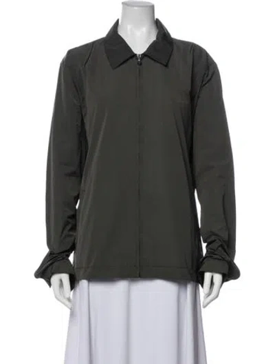 Pre-owned James Perse Jacket In Green