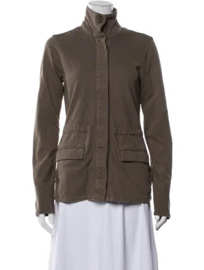 Pre-owned James Perse Jacket In Green