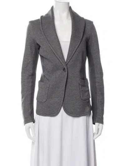 Pre-owned James Perse Jacket In Grey