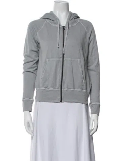 Pre-owned James Perse Jacket In Grey